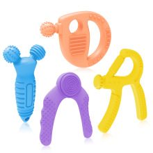 Silikon baby teether tugga leksaker molar teether