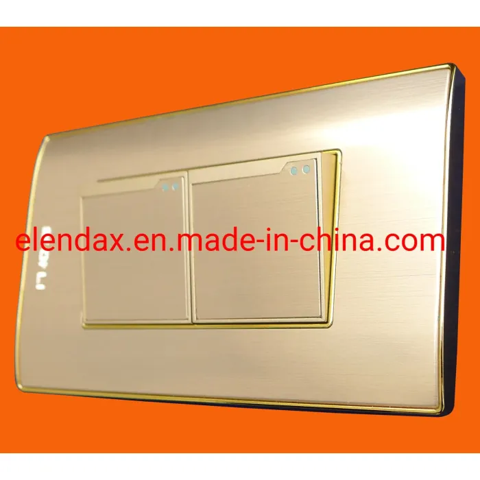 Sakelar Dinding Aluminium Amerika Baru dengan Indikator AL2001