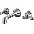 Double lever basin mixer for concealed installation
