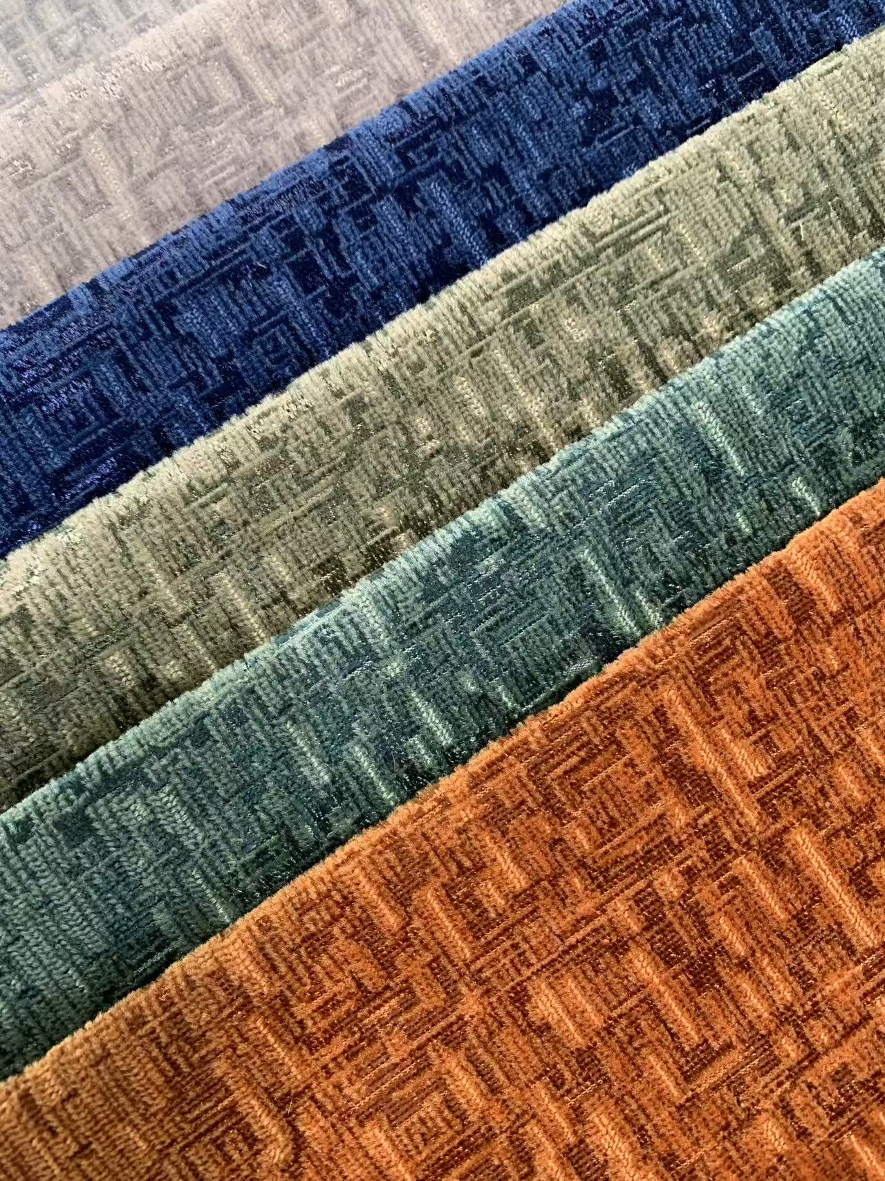 Geometric Upholstery Fabric for Sofa