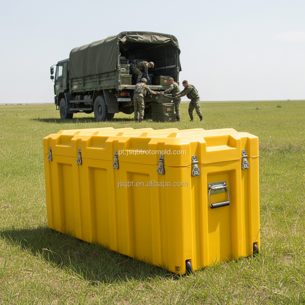 Maleta de transporte resistente para proteção de equipamentos
