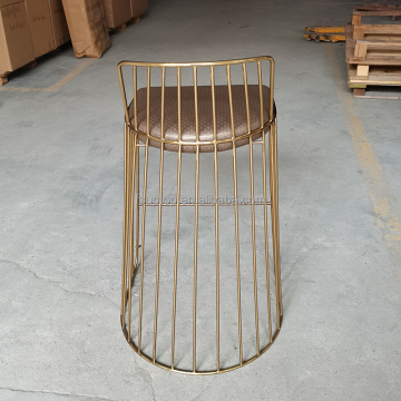 Nordic Iron Chair Creative Dining Chair for Restaurants and Bars