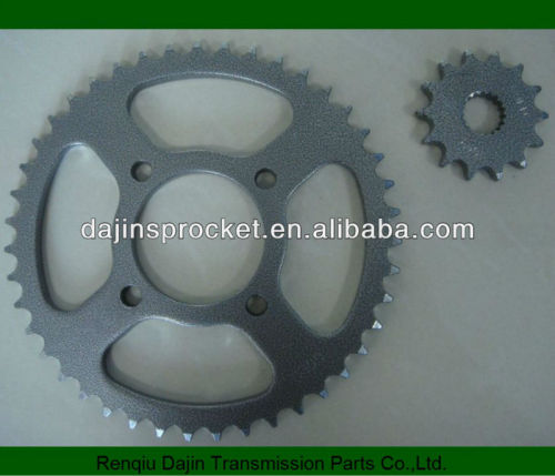 Motorcycle roller chain big and small sprocket