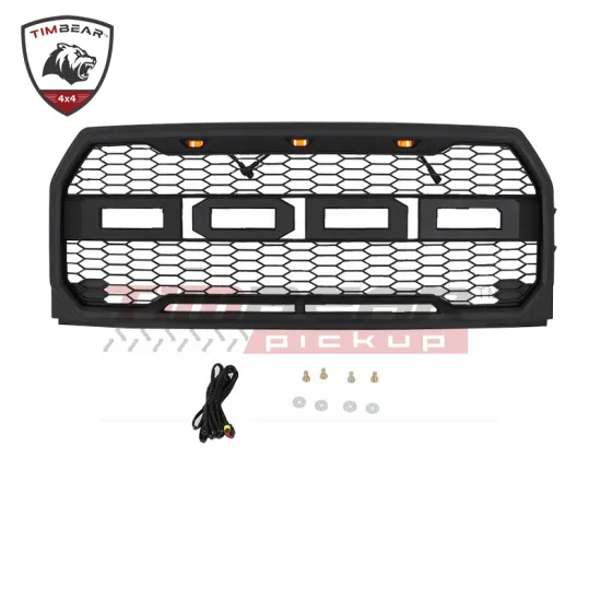 Hot Selling ABS Plastic Car Grille for Ford F150 2015-2017 with LED