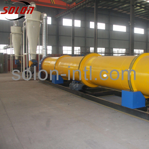 Palm fiber sawdust rotary drum dryer