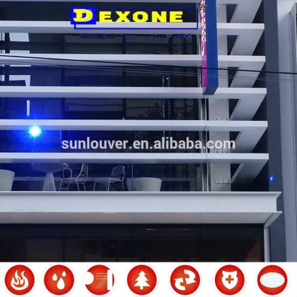 Aluminum decoration window louvre