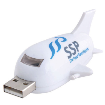 Unidade Flash USB para Avião Personalizada