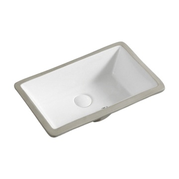 Rettangolare del bagno in ceramica esterna contemporanea sotto i lavandini