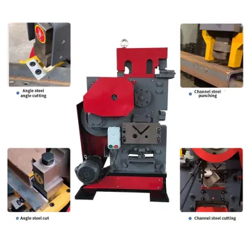 Metal Sheet and Angle Iron Punching and Shearing All-in-One Machine