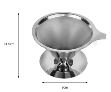 Stainless Steel Funnel-shaped Coffee Filters