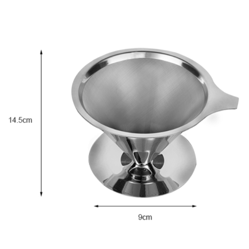 Stainless Steel Funnel-shaped Coffee Filters