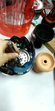 Outdoor carbon wind-cover lotus sheesha nargile coal bowl