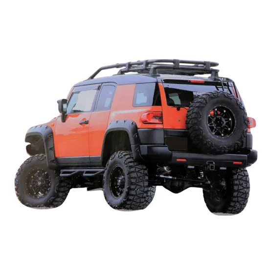 Muscle Style Fender Flares for 2007+ FJ Cruiser - 4x4 Auto Accessories Mud Guards by Maiker