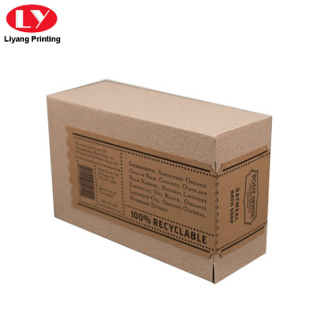 Brown Kraft Paper Box Soap Packaging