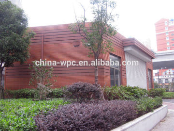 Eco friendly outdoor engineered WPC wood fence panels