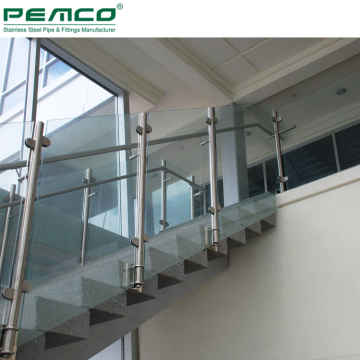 Balcony Glass Railing Fittings and Handrail Prices