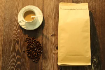 1000g flat bottom side gusset kraft paper bag
