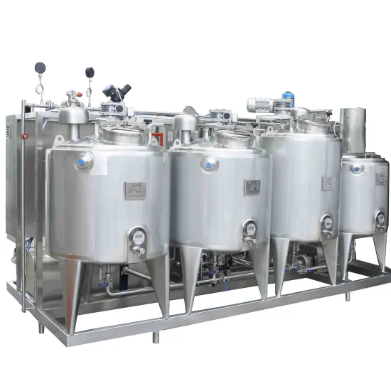 Dairy Processing Machines: Pasteurized Milk, Condensed Milk, Yogurt, Whole Line Solution