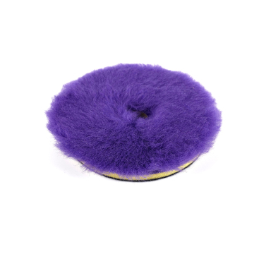 MAXSHINE Purple Foam Wool Polishing Pad - 100% Wool for Car Polishing