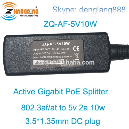 802.3af 802.3at 5v 2a 10w Gigabit PoE Active Splitter