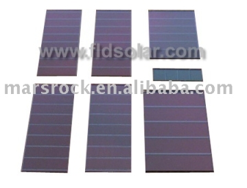 Amorphous silicon dim light solar panel