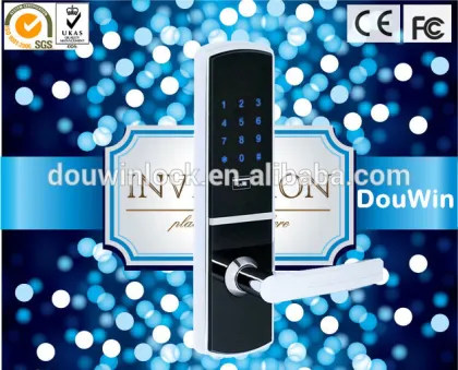 Electronic smart card lock touch screen password lock home security lock