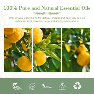 Aceite esencial de Yuzu al por mayor para el cuidado del cabello de la piel 100% puro de alimento orgánico natural de grado