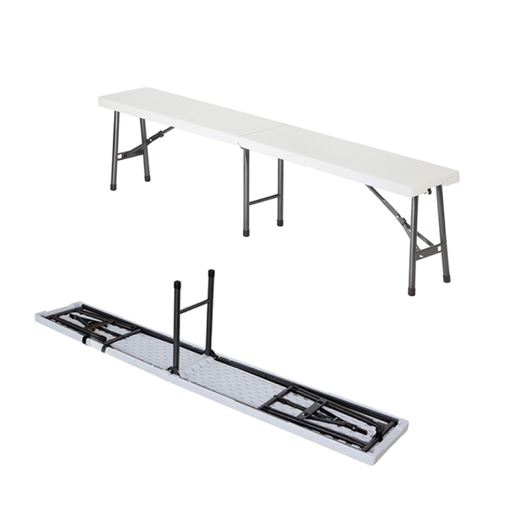 plastic folding bench