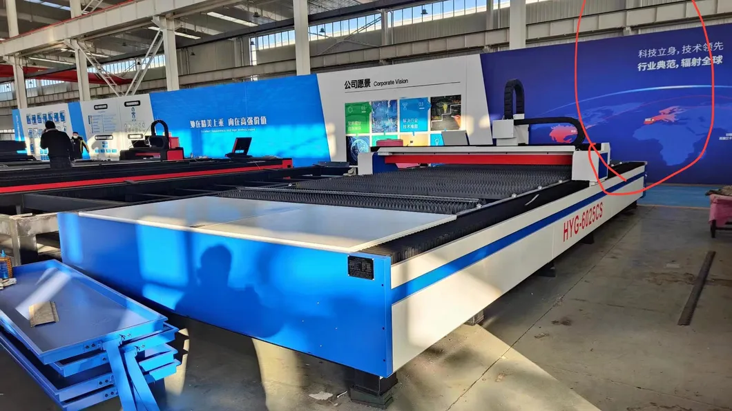 CNC Automatic Open Type Fiber Laser Sheet Plate Cutting Machine