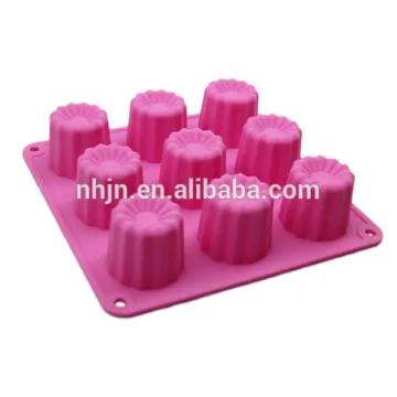 Muffin Pan - 9 Cup 100% Pure Food Grade Silicone