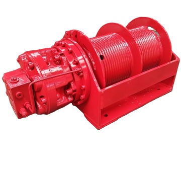 Customized Mini Double Drum Hydraulic Winch with SAI GN Motor for Drilling Cranes