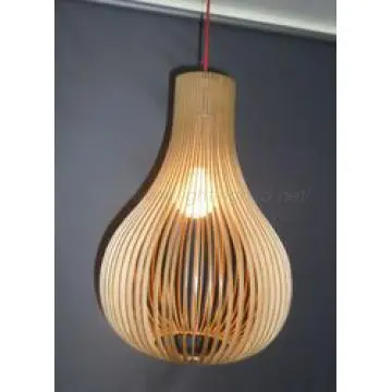 Simple Wood Pendant Lamps