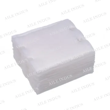Water jet finishing cotton pads