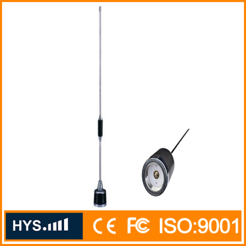 Tc-U55n1a Land Mobile Base Nmo Antenna UHF 450-470MHz, 5.5dbd Gain, Stainless Steel Tapered Whip