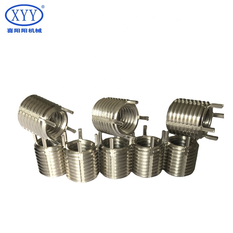 Customized Heavy-Duty M5*0.8-M8*1.25L Bolt Insert Fasteners 304 Stainless Steel Wire Thread Insert for Industrial Use