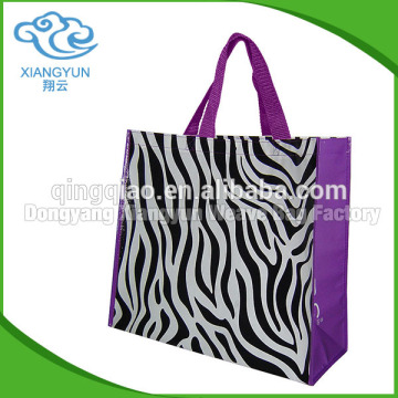 Colorful new design logo printed pp shopping bag