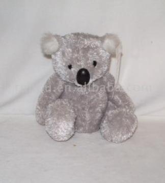plush gray teddy bear