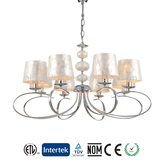 chandelier lighting fabric shade pendant lamp modern