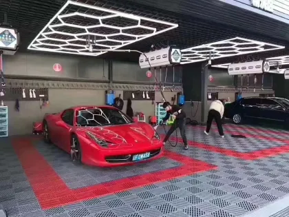 220V Hexagon Detailing RAB Lights: Illuminating Home Garages and Commercial Systems