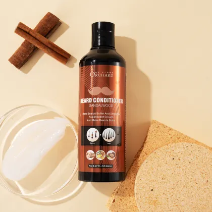 OEM/ODM Custom Sandalwood Beard Shampoo for Men