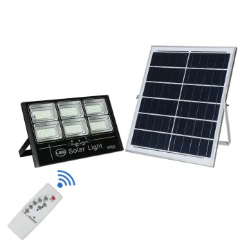 ABS outdoor IP66 50w 200w 300w led solar flood lamp