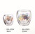CE/EU/FDA/SGS/LFGB MOUTH BLOWN DOUBLE WALL GLASS CUP FOR COFFEE/TEA/WATER/BEER/JUICE WITH DECAL