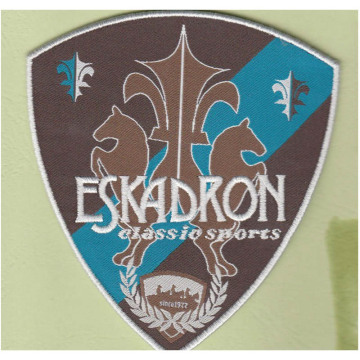 Embroidery Patch with Horse and Tower (BE21)