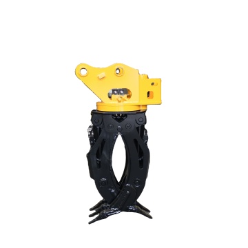 Hot Sale: Compact Hydraulically Rotating Timber Grapple for Backhoes - Perfect for Efficient Wood Handling