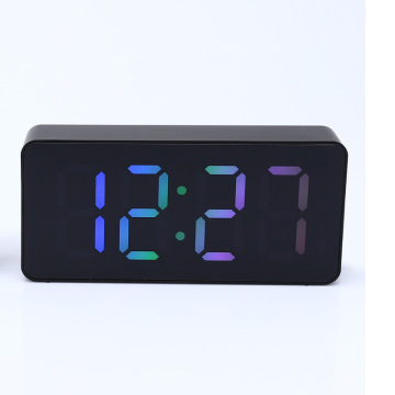 LED Digital Clock with Touch Light Screen and Snooze Alarm