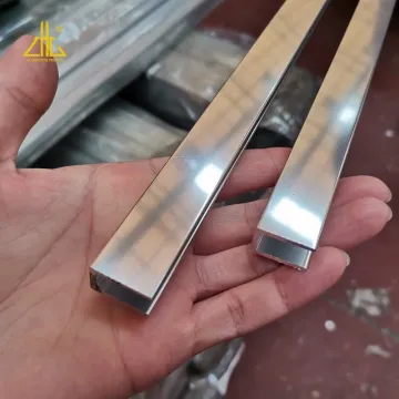 Russia Shining Polishing Aluminum U Channel Profile Extrusion for Decoration and Shower Room