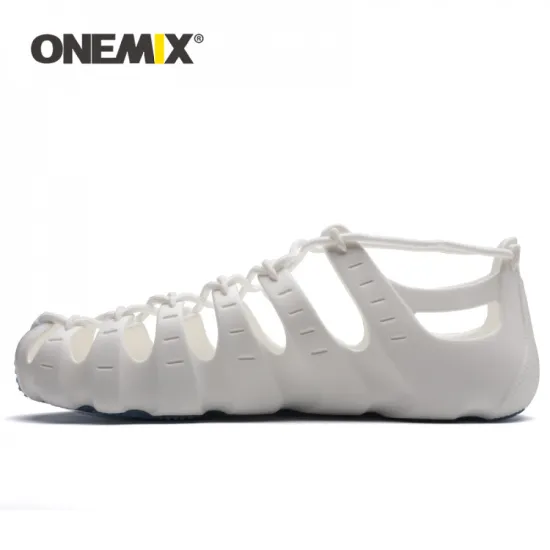 ONEMIX 2020 Summer Men Women Casual Water Shoes Multifunction Rubber Outsole Sandals Male Outdoor Beach Wading Upstream Slippers