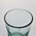 Verre à boire recyclé avec bulle régulière et pincement