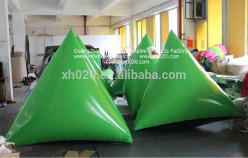 Best selling commercial paintball triangle airsoft inflatable x bunker x x