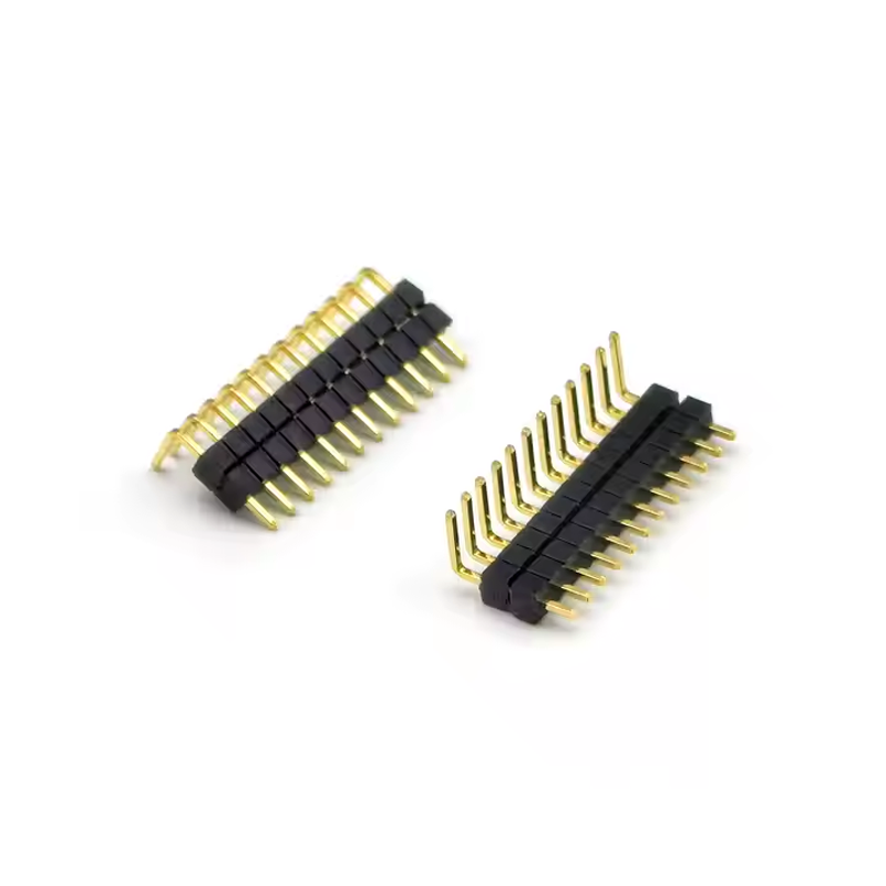 1.0mm Pitch Pin Header Right Angle H1.01.5 SQ0.3 12P-150P (3)